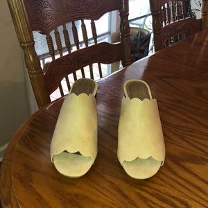 Wedge slip-on, size 10.5